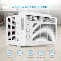 DELLA 5 000 BTU Window-Mounted Air Conditioner AC Unit Cool 115-Volt 150 SQ FT Energy Saving with Mechanical Controls - B07D8GN1Z1